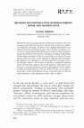 Research paper thumbnail of Meaning reconstruction in bereavement: Sense and Significance