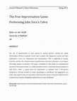 Research paper thumbnail of The Free Improvisation Game