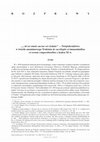 Research paper thumbnail of „...id est omnis sacrae rei violatio”. Świętokradztwo w świetle anonimowego „Traktatu de sacrilegiis et immunitatibus et eorum compositionibus” z końca XI wieku [Sacrilege in the Light of an Anonymous "Tractatus de sacrilegiis et immunitatibus et eorum compositionibus"]