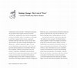 Research paper thumbnail of Making Change: The Cost of “Free”