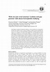 Research paper thumbnail of Kids Are Just Cruel Anyway: Lesbian and Gay Parents Talk About Homophobic Bullying