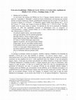 Research paper thumbnail of Trois notes de philologie: Philitas de Cos (fr. 10 Powell), La Lesbou ktisis (Apollonios? Fr. 12 Powell), Posidippe (epigr. 21 AB)