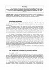 Research paper thumbnail of Translation [Methodological Approach for a Datation of Offering Tables]