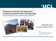 Research paper thumbnail of Changing methods and approach: A policy-oriented Public Archaeology