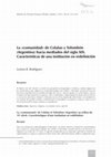 Research paper thumbnail of La comunidad de Colalao y Tolombón hacia mediados del siglo XIX