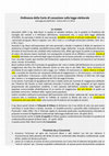 Research paper thumbnail of L'ordinanza della Cassazione sulla legge elettorale