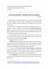 Research paper thumbnail of Multidisciplinaridade: projetos, aspirações, realidades