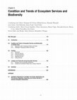 Research paper thumbnail of Condition and Trends of Ecosystem Services and Biodiversity