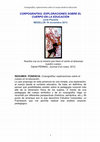 Research paper thumbnail of Corpografías: exploraciones sobre el Cuerpo en la Educación