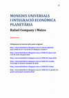 Research paper thumbnail of PIECES OF EIGHT, NAPOLEONS, SOVEREIGNS AND DOLLARS / REALES DE A OCHO, NAPOLEONES, SOBERANOS Y DÓLARES: Monedes universals i integració econòmica planetària. ECON. & NUM. 