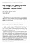 Research paper thumbnail of How students learn statistics revisited: A current review of research on teaching and learning statistics