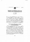 Research paper thumbnail of Research in the statistics classroom: Learning from teaching experiments