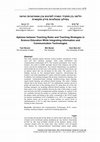 Research paper thumbnail of Science education: An aptness between teachers’ perception of their roles and their teaching strategies while integrating information and communication technologies (in Hebrew)