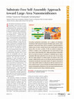 Research paper thumbnail of Substrate-Free Self-Assembly Approach toward Large-Area Nanomembranes