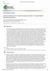 Research paper thumbnail of Learning Dilemmas in a Social-Ecological System: An Agent-Based Modeling Exploration