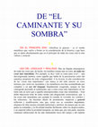 Research paper thumbnail of DE “EL CAMINANTE Y SU SOMBRA” 3