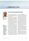 Research paper thumbnail of Työ on myös masentuneen oikeus [People with depression have the right to work]