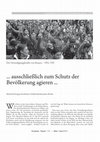 Research paper thumbnail of Die Verteidigungskräfte von Rojava – YPG/YPJ "... ausschließlich zum Schutz der Bevölkerung agieren ..."