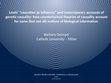 Research paper thumbnail of Lewis’ “causation as influence” and contemporary accounts of genetic causality: how counterfactual theories of causality account for some (but not all) notions of biological information. Urbino: "Another world is possible". Conference on David Lewis.