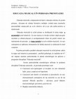 Research paper thumbnail of EDUCAŢIA MUZICALĂ ÎN PERIOADA PRENOTAŢIEI