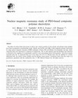 Research paper thumbnail of Nuclear magnetic resonance study of PEO-based composite polymer electrolytes