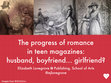 Research paper thumbnail of The progress of romance in teen magazines: husband, boyfriend... girlfriend?