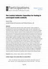 Research paper thumbnail of The Lesbian Intimate: Capacities for Feeling in Convergent Media Contexts