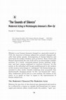 Research paper thumbnail of "The Sounds of Silence": Modernist Acting in Michelangelo Antonioni's BLOW-UP