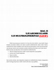 Research paper thumbnail of Uji Asumsi Klasik (Multikolinieritas Uji R Square)