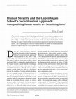 Research paper thumbnail of Human Security and the Copenhagen School's Securitization Approach