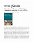 Research paper thumbnail of Book Review, Dennis Bingham's WHOSE LIFE IS IT ANYWAY?: THE BIOPIC AS CONTEMPORARY FILM GENRE