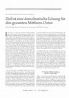 Research paper thumbnail of Die Demokratische Autonomie in Rojava