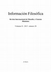 Research paper thumbnail of Información Filosófica, n.20 (2013), X