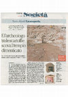 Research paper thumbnail of E l'archeologo tra le scartoffie scova il tempio dimenticato