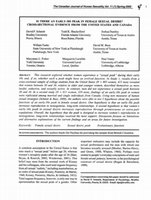 Research paper thumbnail of Is There An Early-30s Peak In Female Sexual Desire? Cross-Sectional Evidence From the United States and Canada.