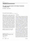 Research paper thumbnail of Why option generation matters for the design of autonomous e-coaching systems