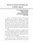 Research paper thumbnail of Importance of Sanskrit Language