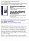 Research paper thumbnail of Loloum T. & Lins C. A. (2012). Land and Power: an ethnography of Maroon heritage policies in the Brazilian Northeast. International Journal of Heritage Studies, 18(5), 495-512.