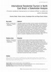 Research paper thumbnail of Aledo A, Loloum T., Garcia Andreu H. & Ortiz G. (2013). International Residential Tourism in North East Brazil: a Stakeholder Analysis. Revista Española de Investigaciones Sociológicas, 142 (april-june), 3-24.