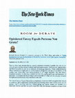 Research paper thumbnail of Invited by New York Times to write an expert Oped on diplomatic immunity, and said Oped published in New York Times as: K.K. Mwenda, “Opinioned Envoy Equals Persona Non Grata?” New York Times Room for Debate, (July 18, 2013).