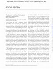 Research paper thumbnail of The Sense of Semblance review in British Journal of Aesthetics