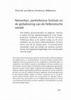 Research paper thumbnail of Onno van Nijf & Christina Williamson Netwerken, panhelleense festivals en de globalisering van de Hellenistische wereld