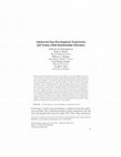 Research paper thumbnail of Adolescent Ego-Development Trajectories and Young Adult Relationship Outcomes