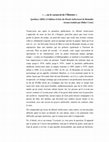 Research paper thumbnail of Reinaldo Arenas, Le Monde hallucinant, traduction par Didier Coste (1969-2002), postface du traducteur (2002)