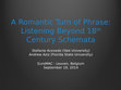 Research paper thumbnail of A Romantic Turn of Phrase: Schemata in the Nineteenth Century