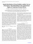 Research paper thumbnail of Spatial distribution of the pit builders antlion’s larvae  (Neuroptera: Myrmeleontidae) in the septentrional  regions of Cameroon (Central Africa)