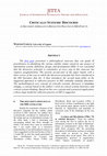 Research paper thumbnail of Ulrich, W. (2001). Critically systemic discourse: a discursive approach to reflective practice in information systems design