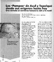 Research paper thumbnail of Los `pampas´ de Azul y Tapalqué desde sus orígenes hasta hoy. Una mirada al universo femenino del arte textil