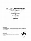 Research paper thumbnail of THE CO$T OF HOMOPHOBIA