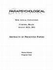 Research paper thumbnail of The 54th Annual Convention of the Parapsychological Association (2011)